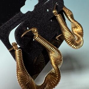 Gold Hoop Earrings